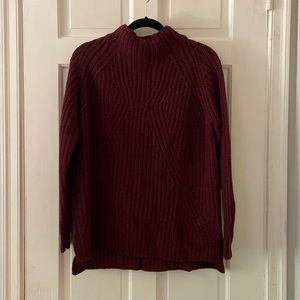 Maroon Sweater - high neck